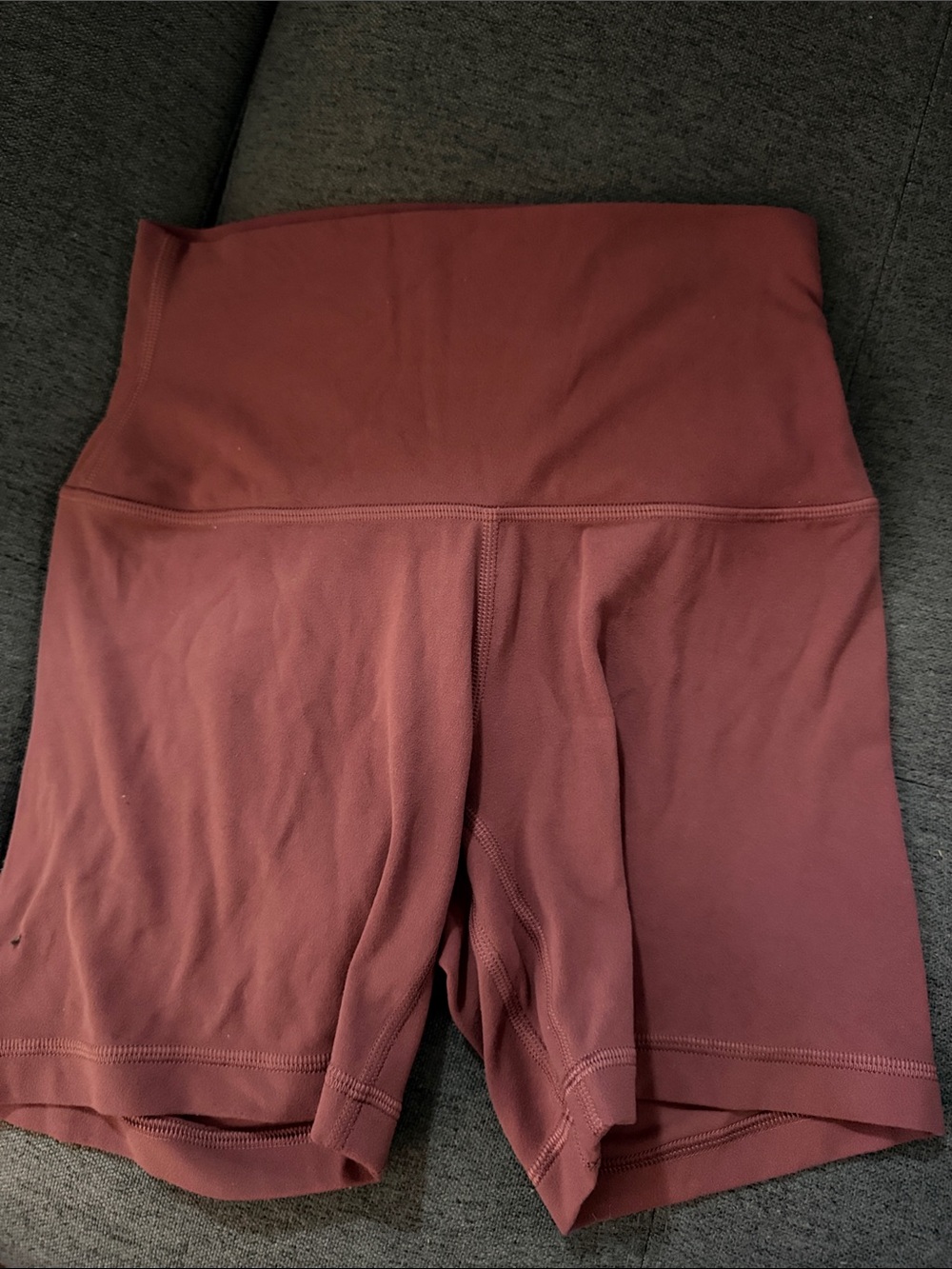 TNA High-Waist Shorts in Dusty Rose